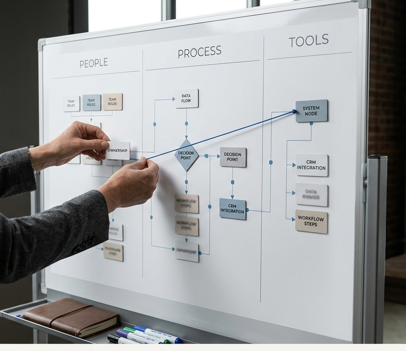 People, process, and tools architecture board